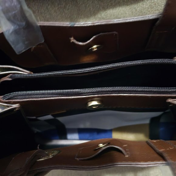 3 Pc NWOT Shein Colorblock Handbag - Picture 6 of 9